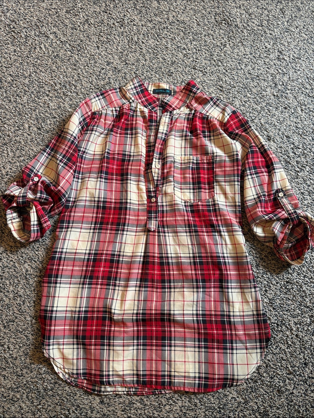 Casual 3/4 sleeve blouses